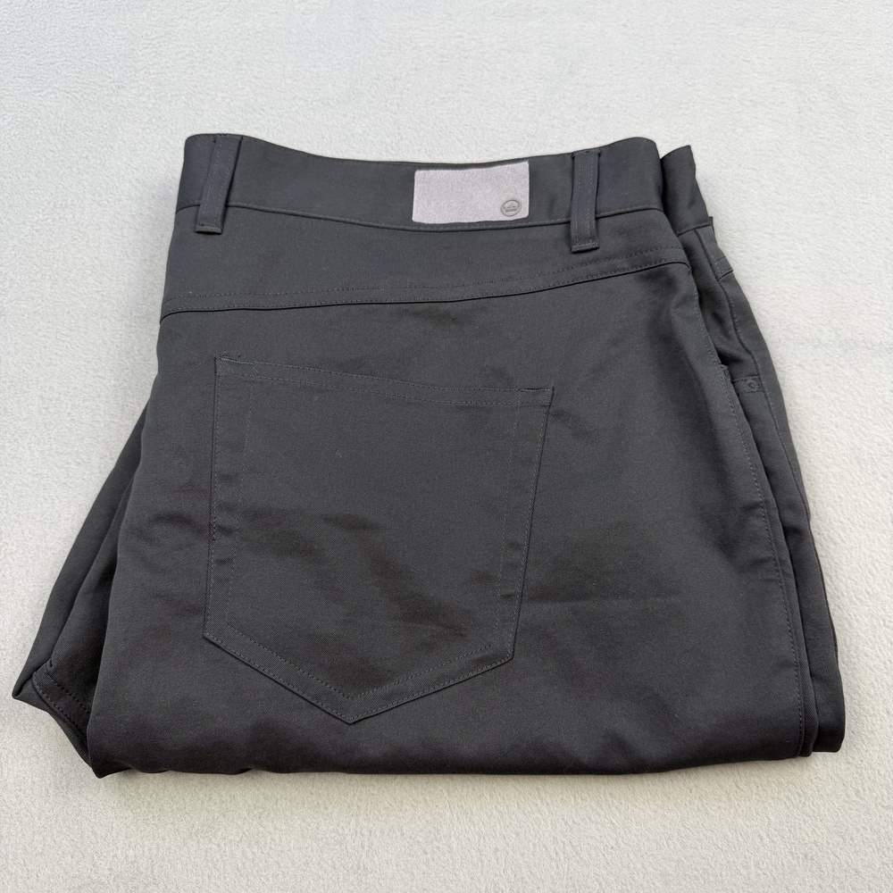 Peter Millar Pants Mens 40x30 Black EB66 Performance 5-Pocket Golf Chino Casual